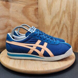 Asics Onitsuka Tiger Womens Casual Blue Sneakers Size 9.5